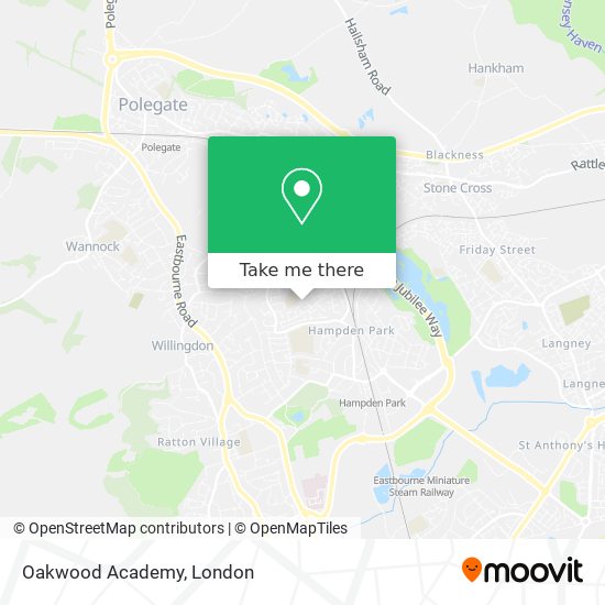 Oakwood Academy map