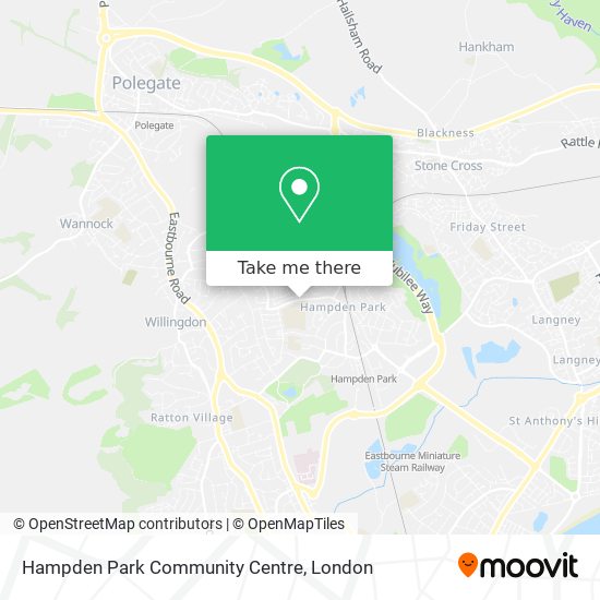 Hampden Park Community Centre map