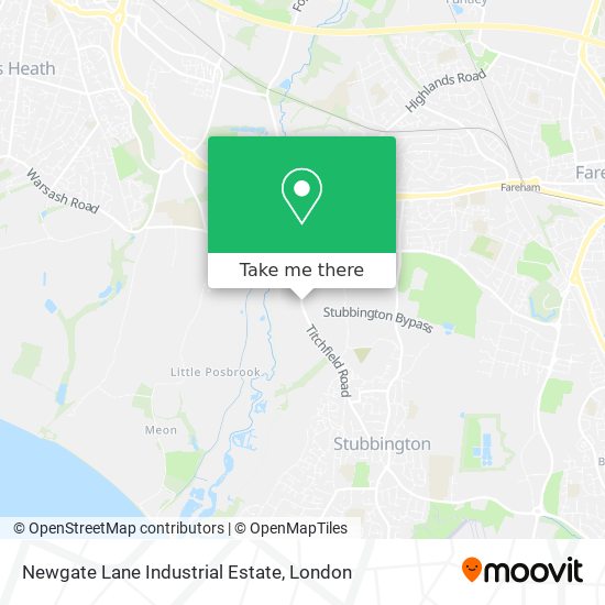 Newgate Lane Industrial Estate map