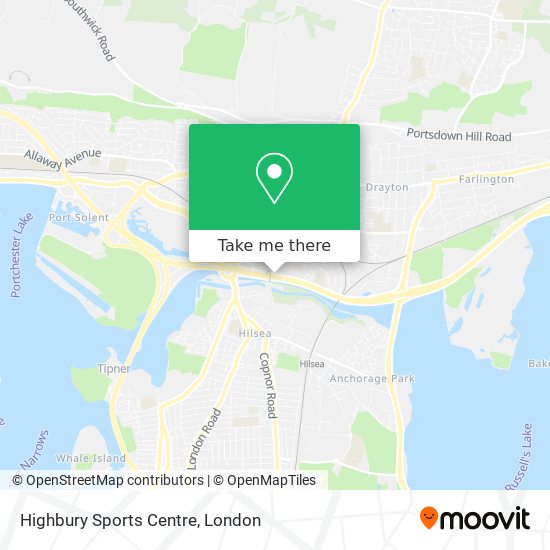 Highbury Sports Centre map