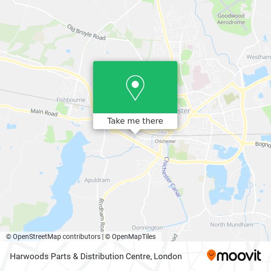 Harwoods Parts & Distribution Centre map