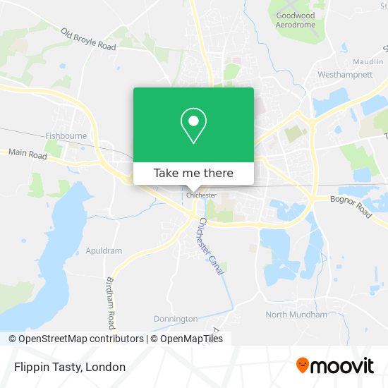 Flippin Tasty map