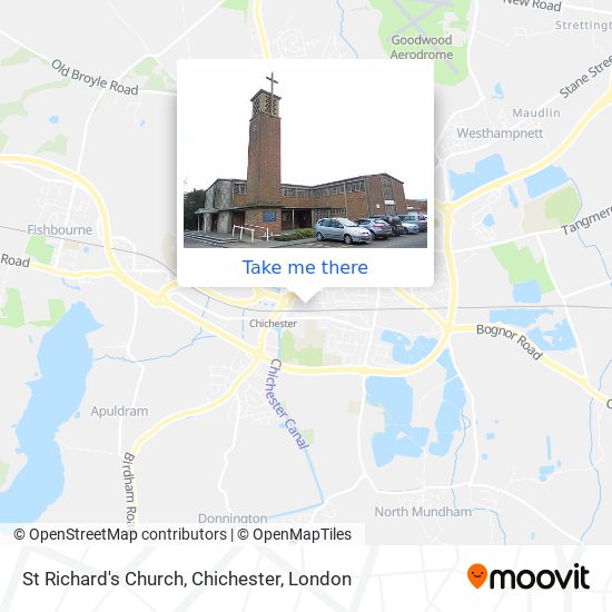 St Richard's Church, Chichester map