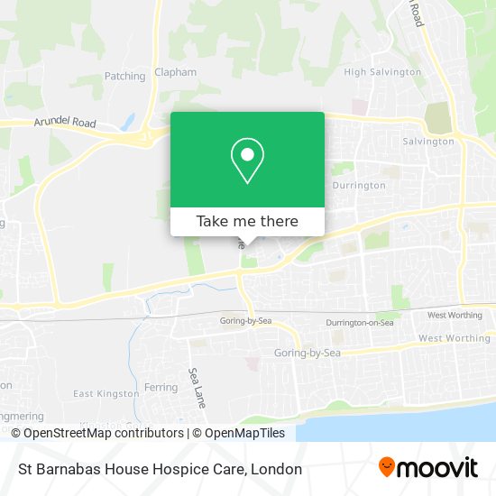 St Barnabas House Hospice Care map