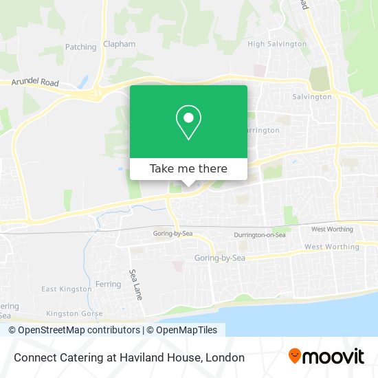 Connect Catering at Haviland House map