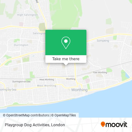 Playgroup Dog Activities map