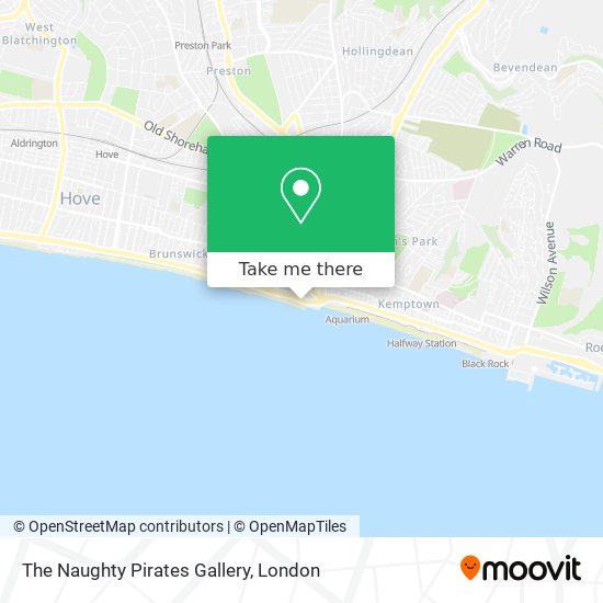 The Naughty Pirates Gallery map