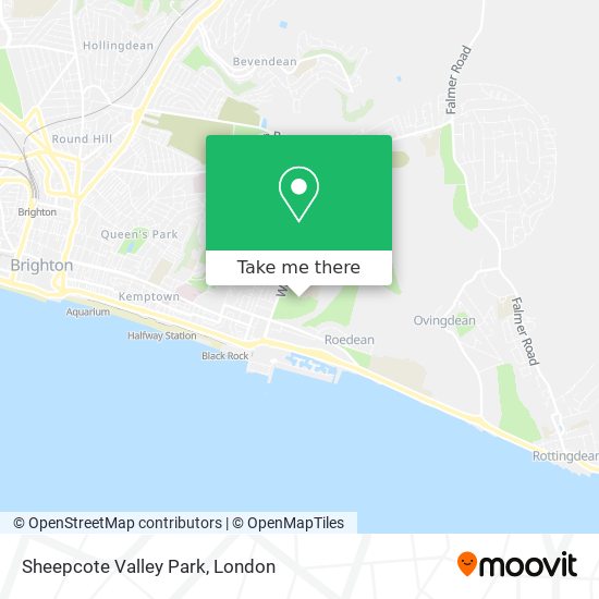 Sheepcote Valley Park map