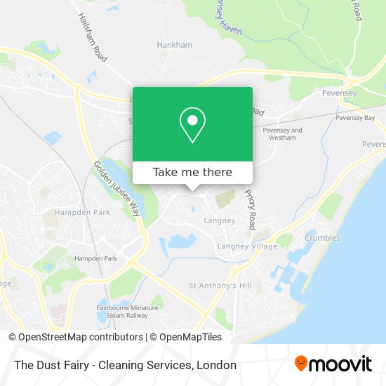 The Dust Fairy - Cleaning Services map