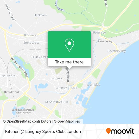 Kitchen @ Langney Sports Club map