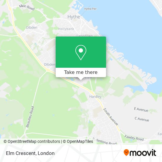Elm Crescent map