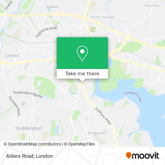 Alders Road map