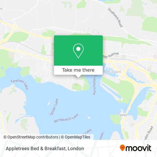 Appletrees Bed & Breakfast map