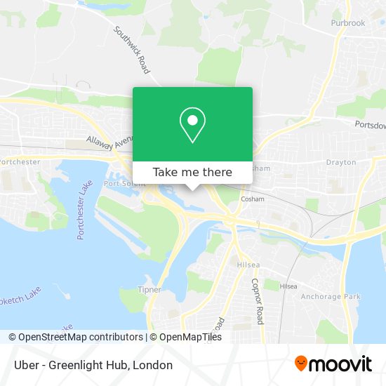 Uber - Greenlight Hub map