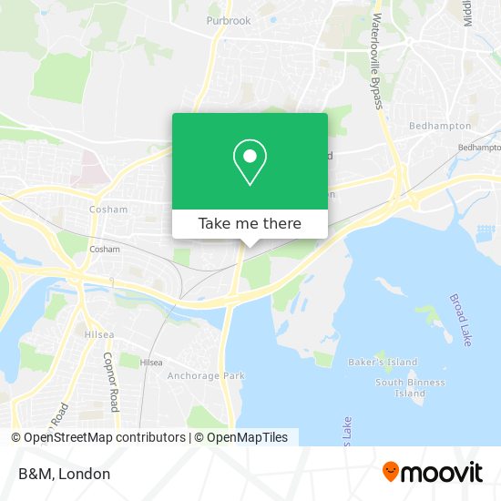 B&M map