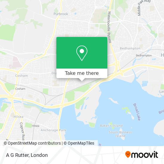 A G Rutter map