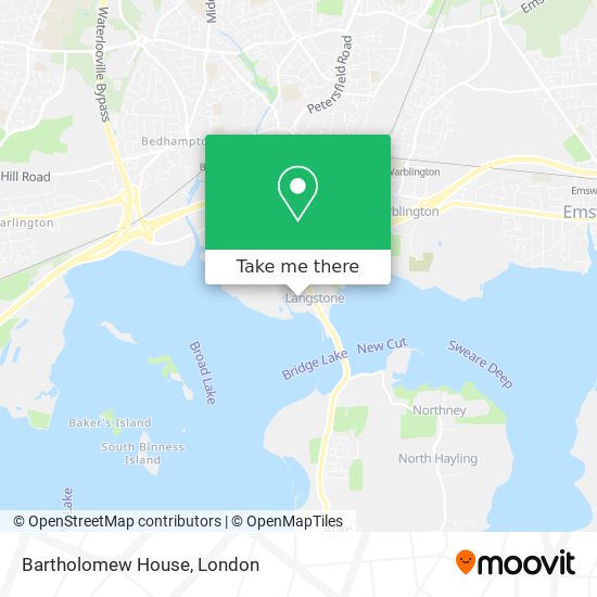 Bartholomew House map