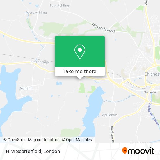 H M Scarterfield map