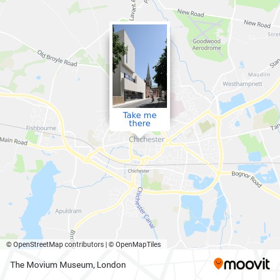 The Movium Museum map