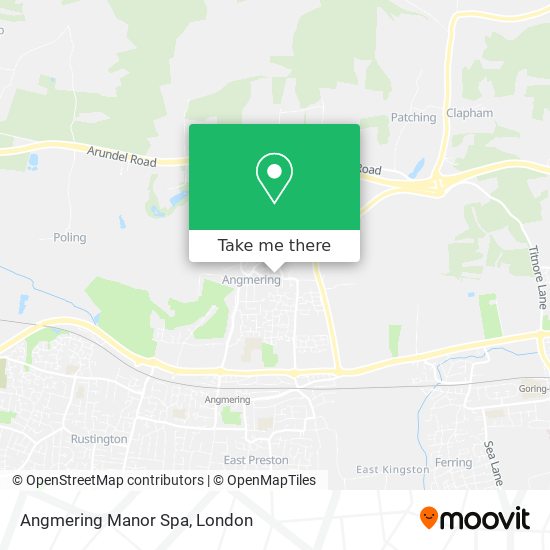 Angmering Manor Spa map