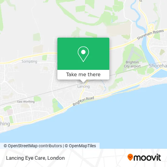 Lancing Eye Care map