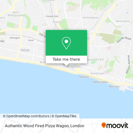 Authentic Wood Fired Pizza Wagon map