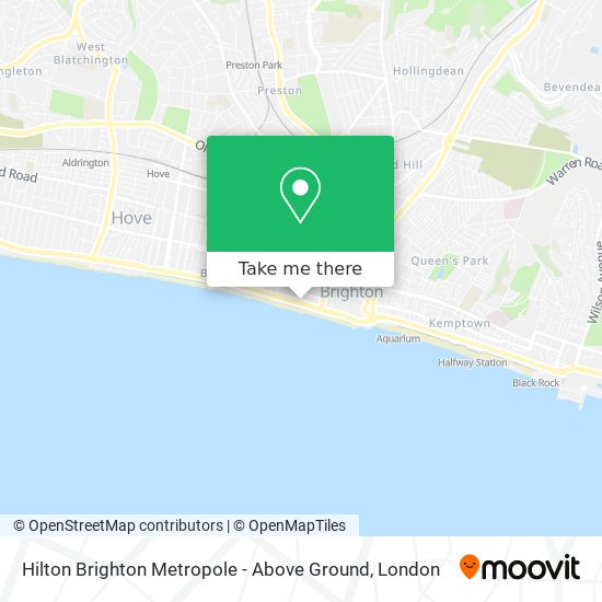 Hilton Brighton Metropole - Above Ground map