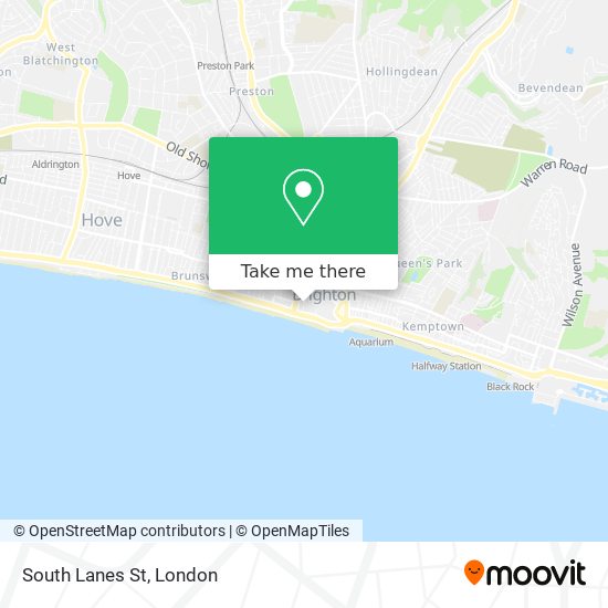 South Lanes St map