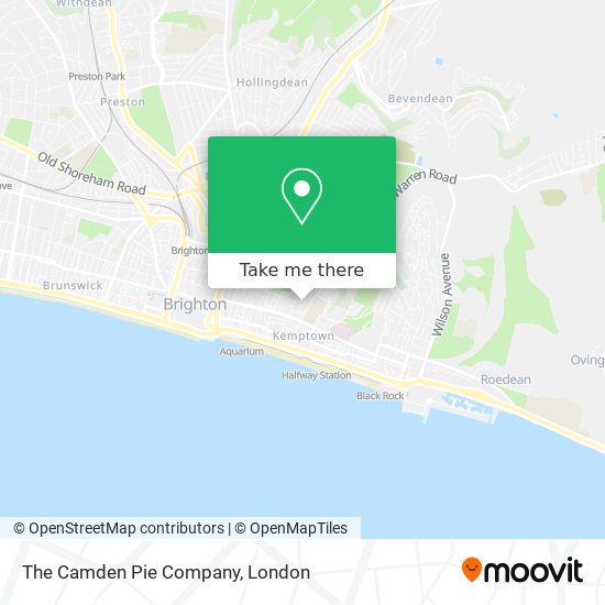 The Camden Pie Company map