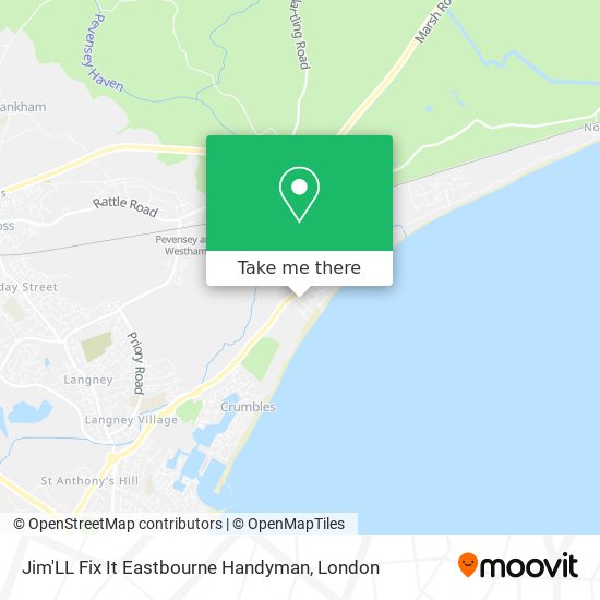 Jim'LL Fix It Eastbourne Handyman map