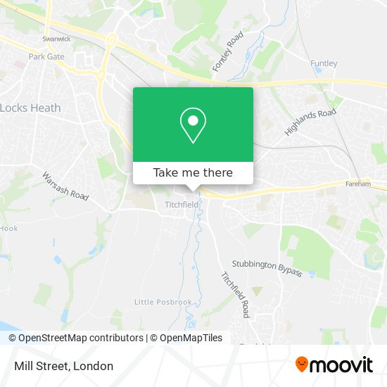 Mill Street map