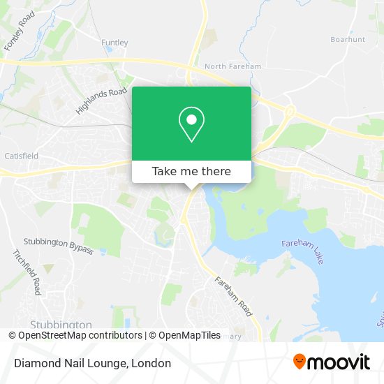 Diamond Nail Lounge map