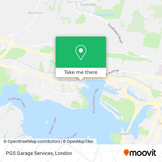 PGS Garage Services map