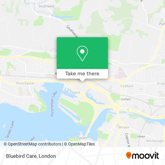 Bluebird Care map