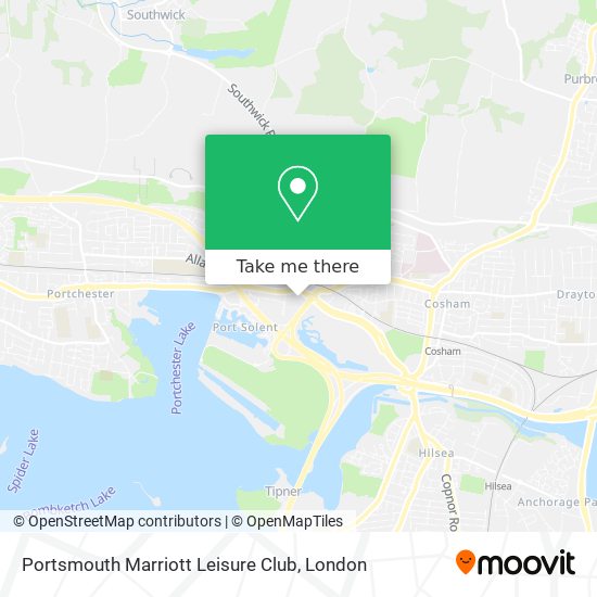 Portsmouth Marriott Leisure Club map