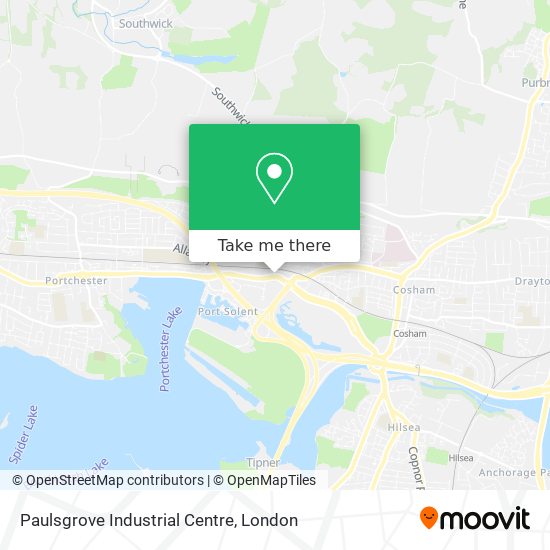 Paulsgrove Industrial Centre map