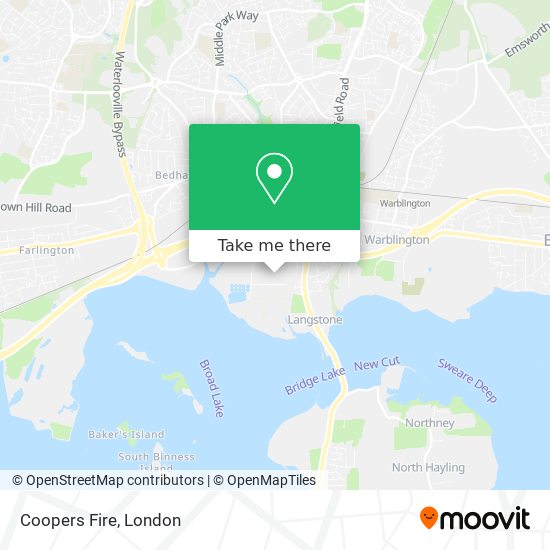 Coopers Fire map