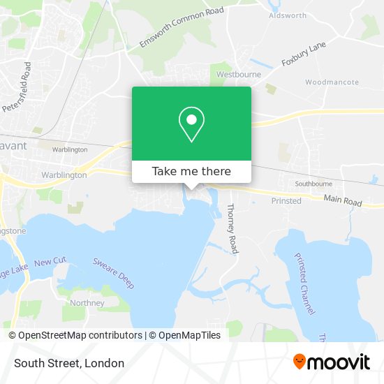 South Street map