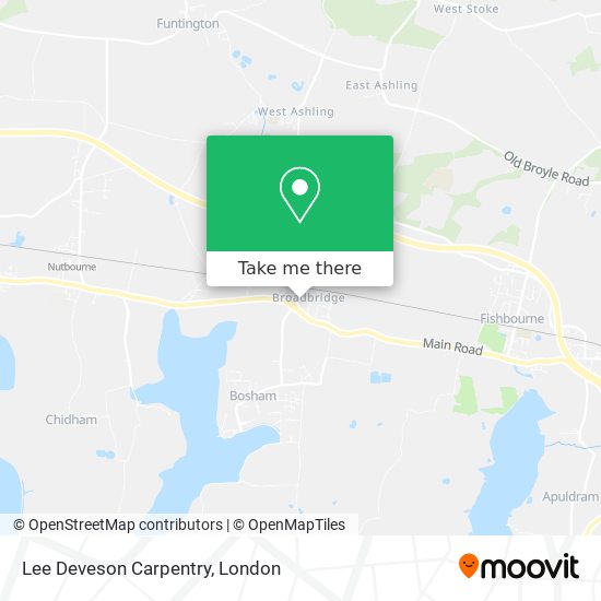 Lee Deveson Carpentry map