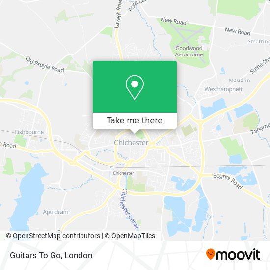 Guitars To Go map