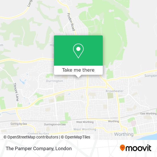 The Pamper Company map
