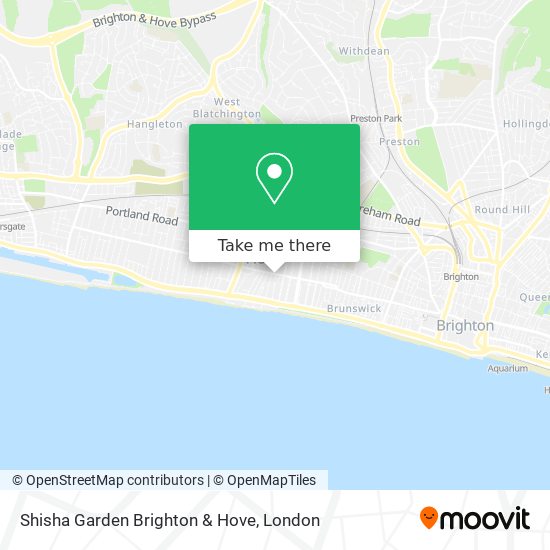 Shisha Garden Brighton & Hove map