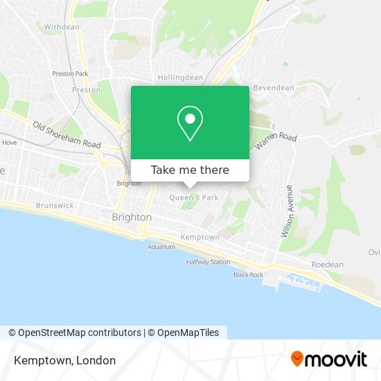 Kemptown map