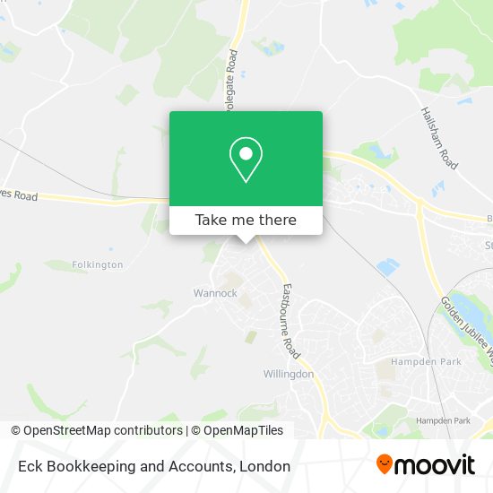 Eck Bookkeeping and Accounts map