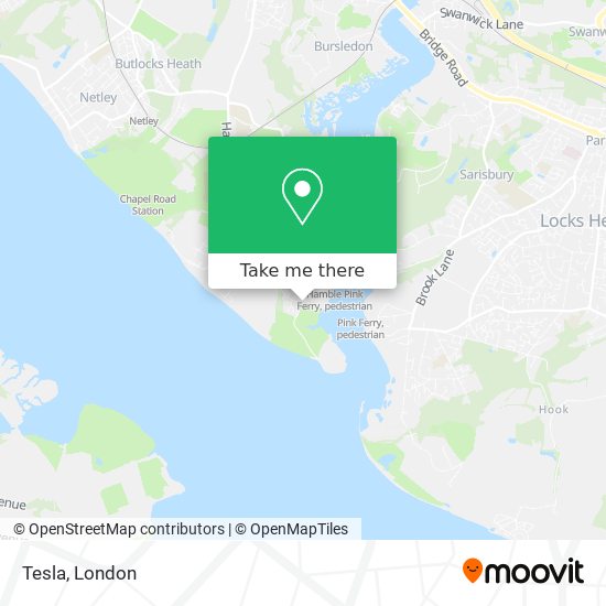 Tesla map