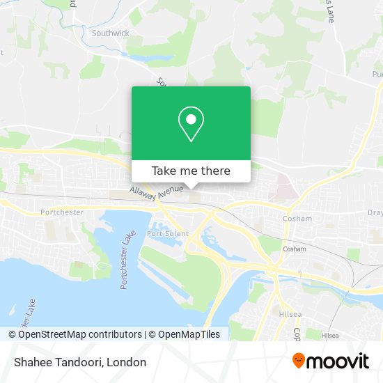 Shahee Tandoori map