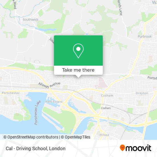 Cal - Driving School map
