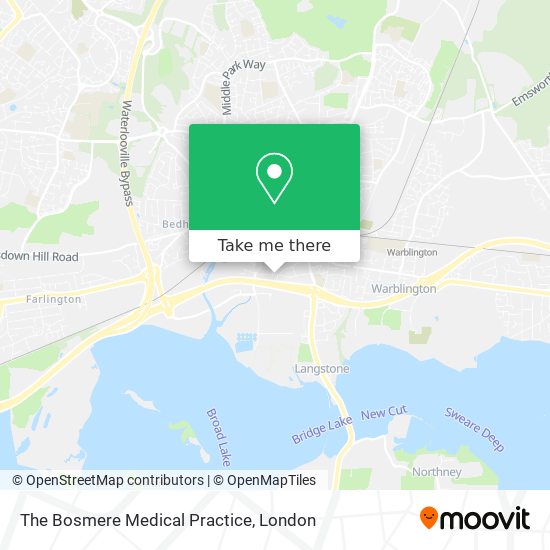 The Bosmere Medical Practice map