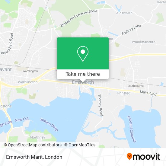 Emsworth Marit map