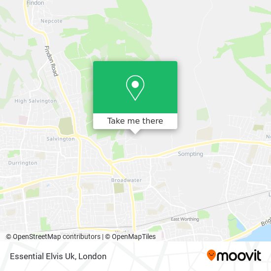 Essential Elvis Uk map